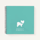 Papillon hond puppy notitieboek (Voorkant)