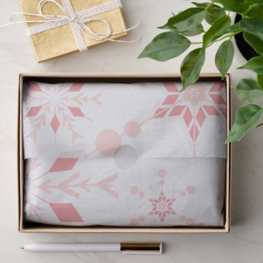 Papillon hond rood kerstweefsel papier (Geschenk)