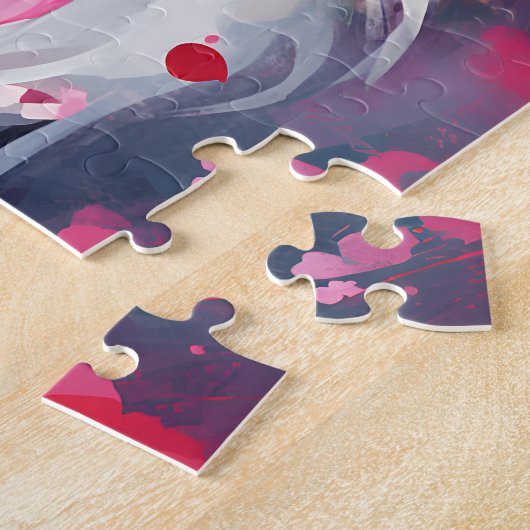 Papillon hond Valentijnsdag Legpuzzel (Zijkant)