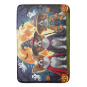 Papillon Honden Pompoen Halloween Grappig Badmat (Voorkant Verticaal)