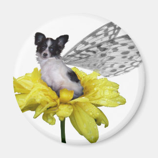 Papillon hondenfee magneet