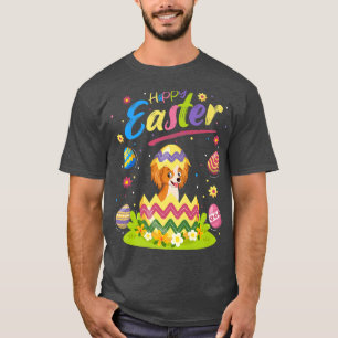 Papillon Hondenliefhebber Funny Easter Papillon Ha T-shirt