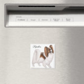 Papillon hondenmagneet magneet (Insitu (Vaatwasser))