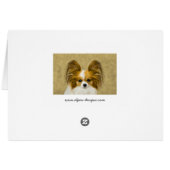 Papillon (Hound Tri) schilderen - Oorspronkelijke  (Achterkant Horizontaal)