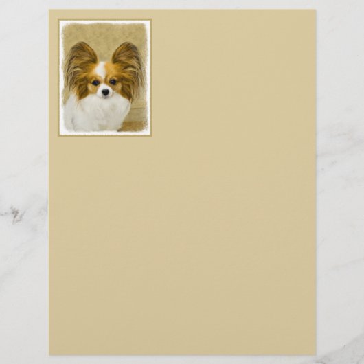 Papillon (Hound Tri) schilderen - Oorspronkelijke  (Voorkant)