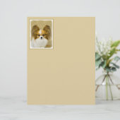 Papillon (Hound Tri) schilderen - Oorspronkelijke  (Staand voorkant)