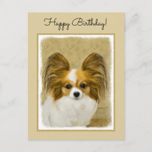 Papillon (Hound Tri) schilderen - Oorspronkelijke Briefkaart