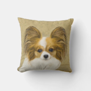 Papillon (Hound Tri) schilderen - Oorspronkelijke  Buitenkussen
