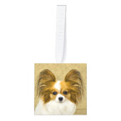 Papillon (Hound Tri) schilderen - Oorspronkelijke  Decoratie (Voorkant)