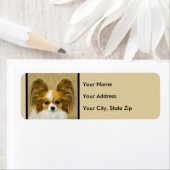 Papillon (Hound Tri) schilderen - Oorspronkelijke  Etiket (Insitu)