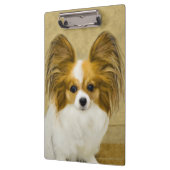 Papillon (Hound Tri) schilderen - Oorspronkelijke  Klembord (Links)