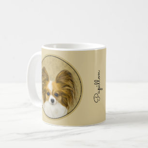 Papillon (Hound Tri) schilderen - Oorspronkelijke Koffiemok