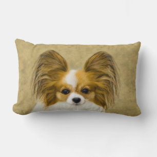 Papillon (Hound Tri) schilderen - Oorspronkelijke  Kussen