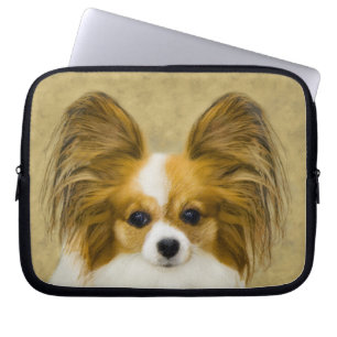 Papillon (Hound Tri) schilderen - Oorspronkelijke  Laptop Sleeve