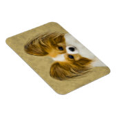 Papillon (Hound Tri) schilderen - Oorspronkelijke  Magneet (Rechterzijde)