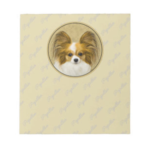 Papillon (Hound Tri) schilderen - Oorspronkelijke  Notitieblok