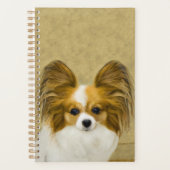 Papillon (Hound Tri) schilderen - Oorspronkelijke Planner (Voorkant)