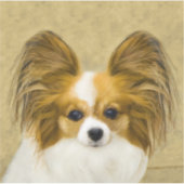 Papillon (Hound Tri) schilderen - Oorspronkelijke Sticker (Voorkant)