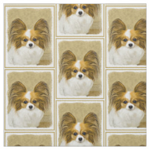 Papillon (Hound Tri) schilderen - Oorspronkelijke  Stof