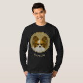 Papillon (Hound Tri) schilderen - Oorspronkelijke T-shirt (Voorkant volledig)