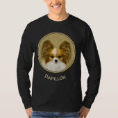 Papillon (Hound Tri) schilderen - Oorspronkelijke T-shirt (Voorkant)
