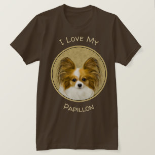 Papillon (Hound Tri) schilderen - Oorspronkelijke  T-shirt
