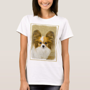 Papillon (Hound Tri) schilderen - Oorspronkelijke  T-shirt