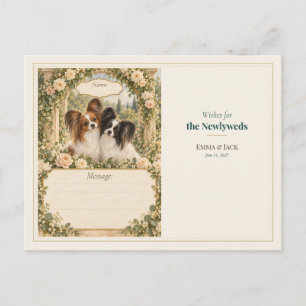 Papillon Huwelijks Gastboek Wensen Briefkaart