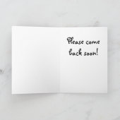 Papillon I Misser You Card Kaart (Binnen)