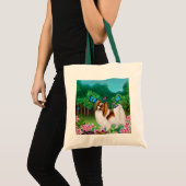 Papillon in de Canvas tas van de tuin (Voorkant (product))