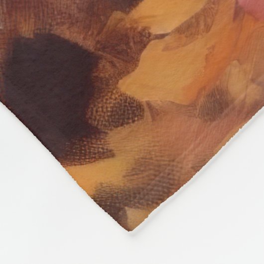 Papillon in Herfstbladeren Herfst Inspire Fleece Deken (Hoek)