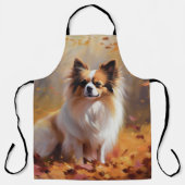 Papillon in Herfstbladeren Herfst Inspire Schort (Voorkant)