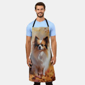 Papillon in Herfstbladeren Herfst Inspire Schort (Gedragen)