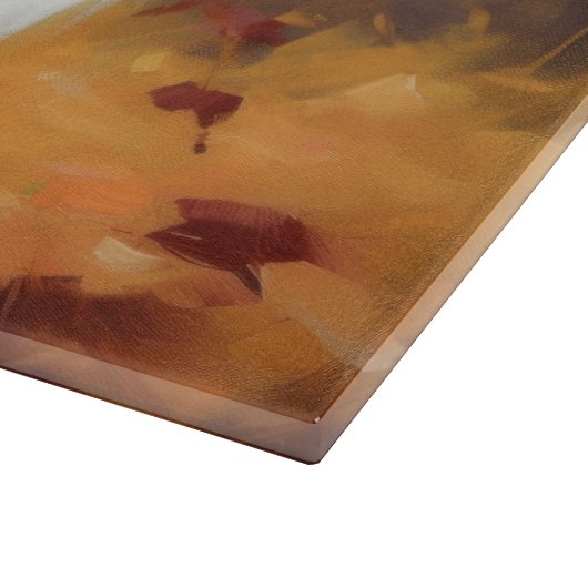 Papillon in Herfstbladeren Herfst Inspire Snijplank (Hoek)