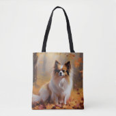 Papillon in Herfstbladeren Herfst Inspire Tote Bag (Voorkant)
