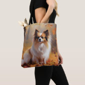 Papillon in Herfstbladeren Herfst Inspire Tote Bag (Dichtbij)