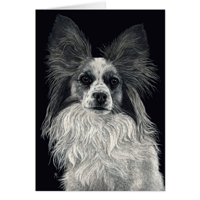 Papillon-kaart - "Sparkles" (Voorkant)