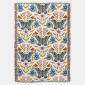 Papillon Kaleidoscoop Deken (Voorkant Verticaal)