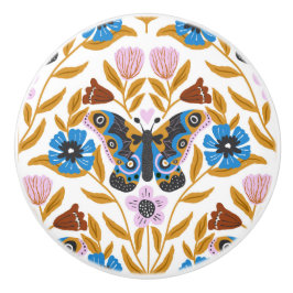 Papillon Kaleidoscoop Keramische Knop