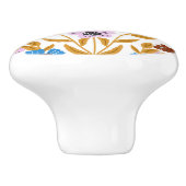 Papillon Kaleidoscoop Keramische Knop (Zijkant)