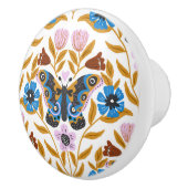 Papillon Kaleidoscoop Keramische Knop (Rechts)