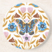 Papillon Kaleidoscope Zandsteen Onderzetter (Voorkant)