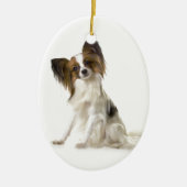 Papillon Keramisch Ornament (Voorkant)