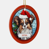 Papillon keramische cirkel Ornament (Rechts)