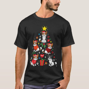 Papillon Kerst Ornament Tree T-shirt