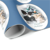 Papillon kerstcadeaus cadeaupapier (Rol Hoek)