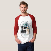 Papillon kerstcadeaus t-shirt (Voorkant volledig)