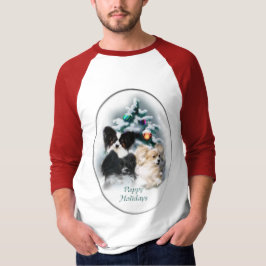 Papillon kerstcadeaus t-shirt