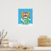 Papillon KerstCaroler RW Poster (Keuken)