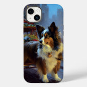 Papillon Kerstfeest Seizoen Case-Mate iPhone Case (Achterkant)